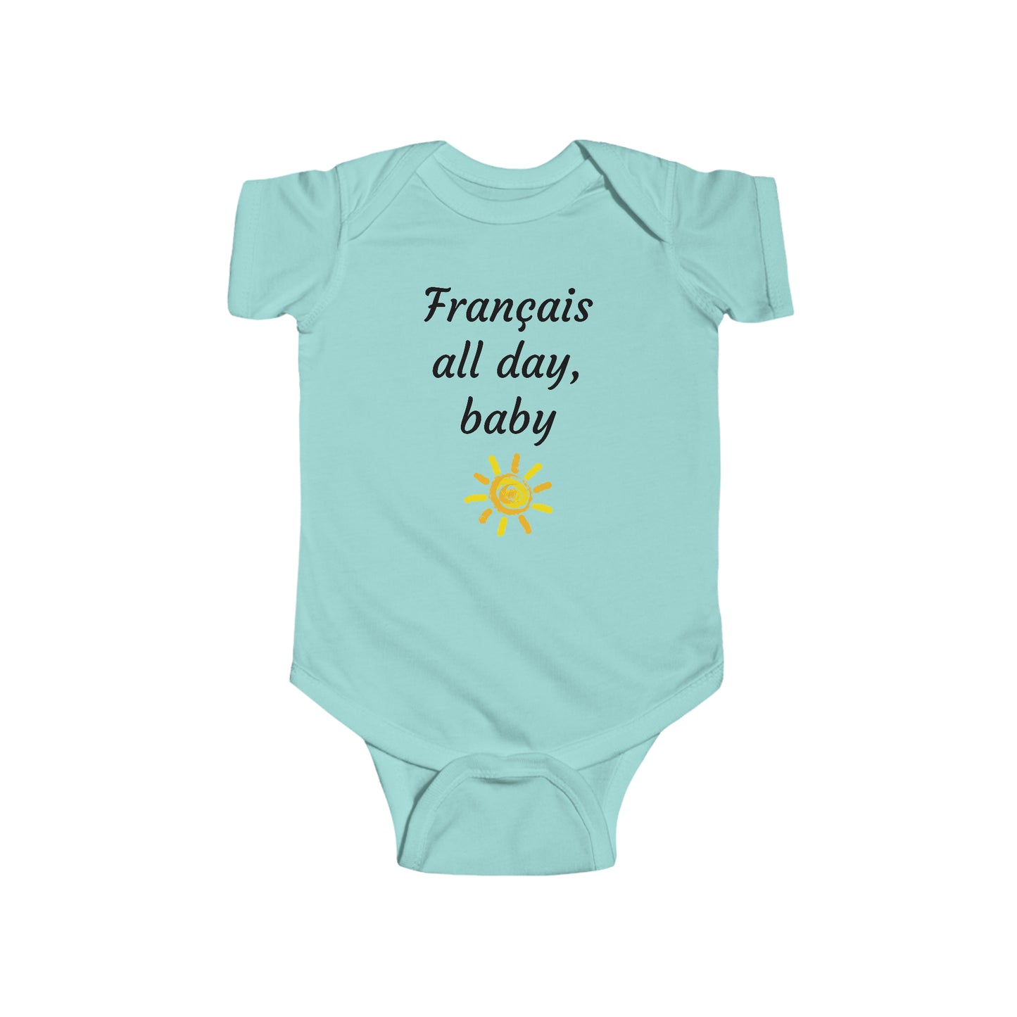 Infant Français all day bodysuit