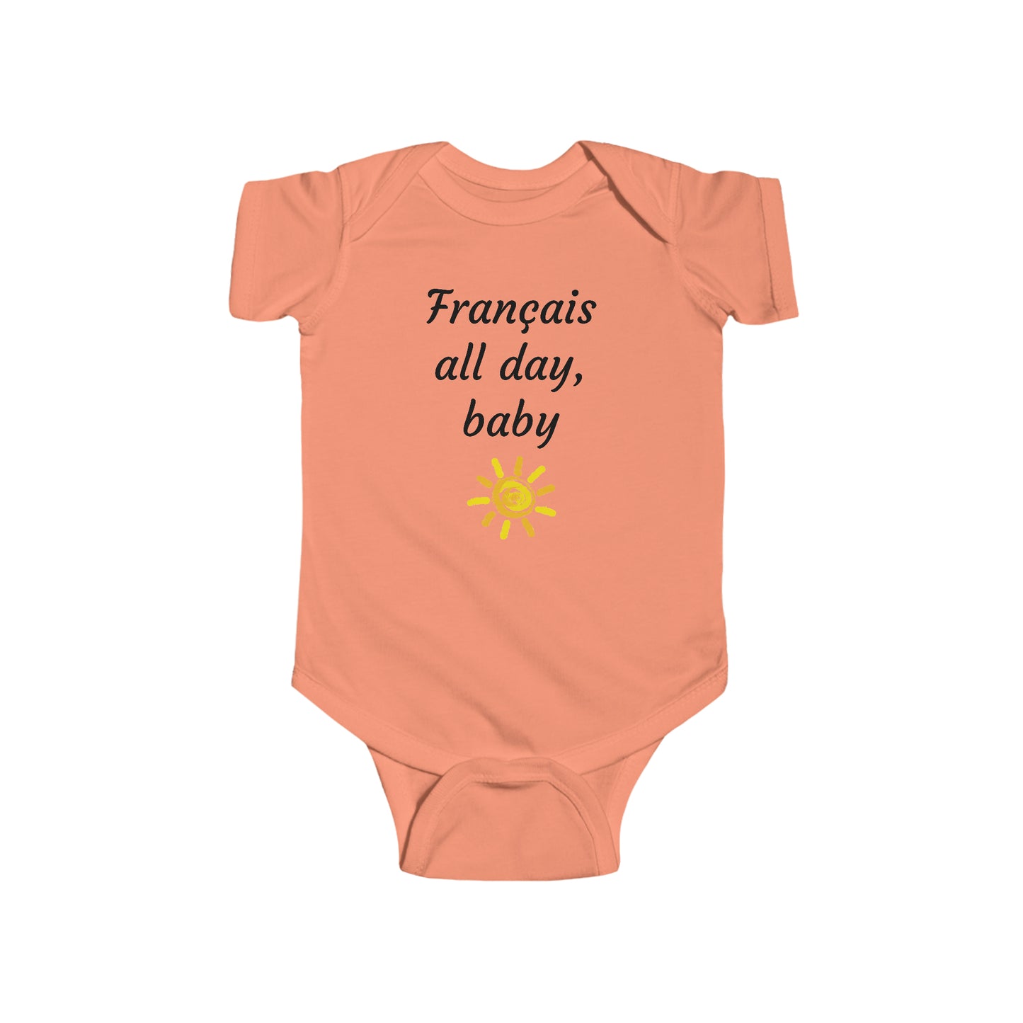 Infant Français all day bodysuit