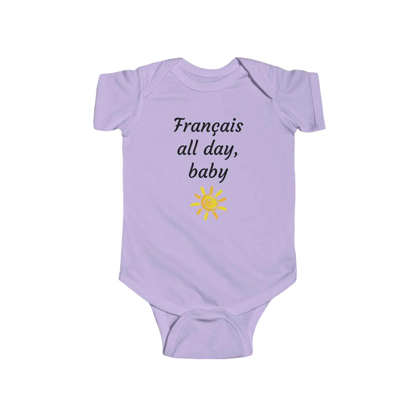 Infant Français all day bodysuit