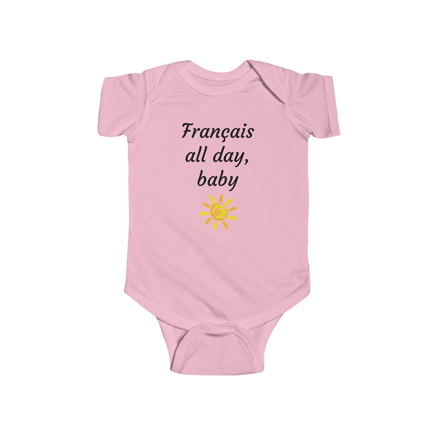 Infant Français all day bodysuit